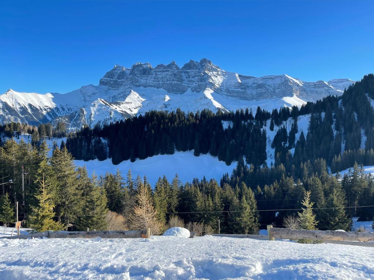 Mountain River Appart Val dʼIlliez 외부 사진